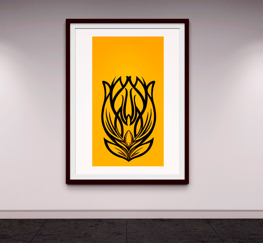 Proud Tulip; 1 of 3 Fine Art 100cm Collector's Edition prints