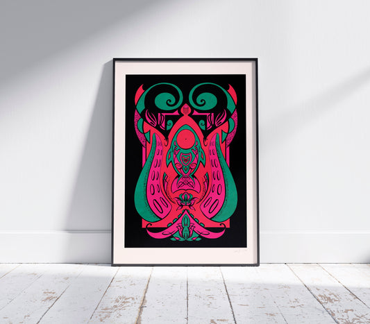 Byzantine Psychedelic  |  Marine Predicament in Neon Limited Edition Archival Prints